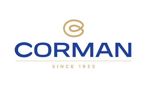 Il logo dell'azienda Corman